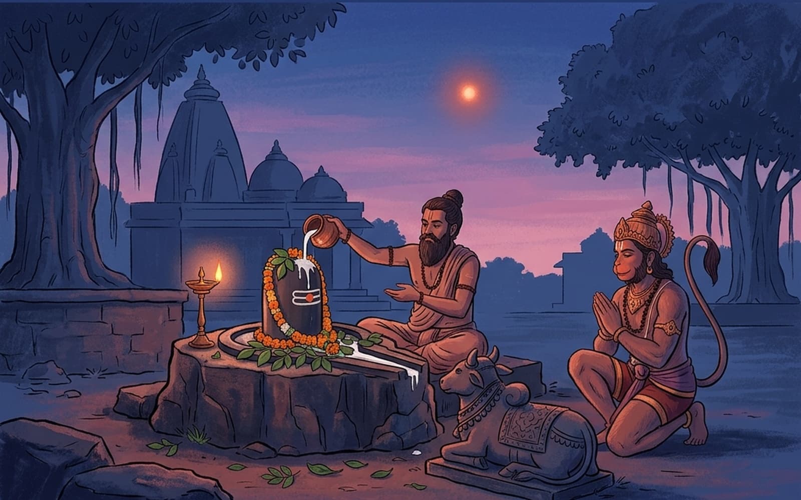 Bhaum Pradosh — Pradosh Vrat, twilight worship of Lord Shiva