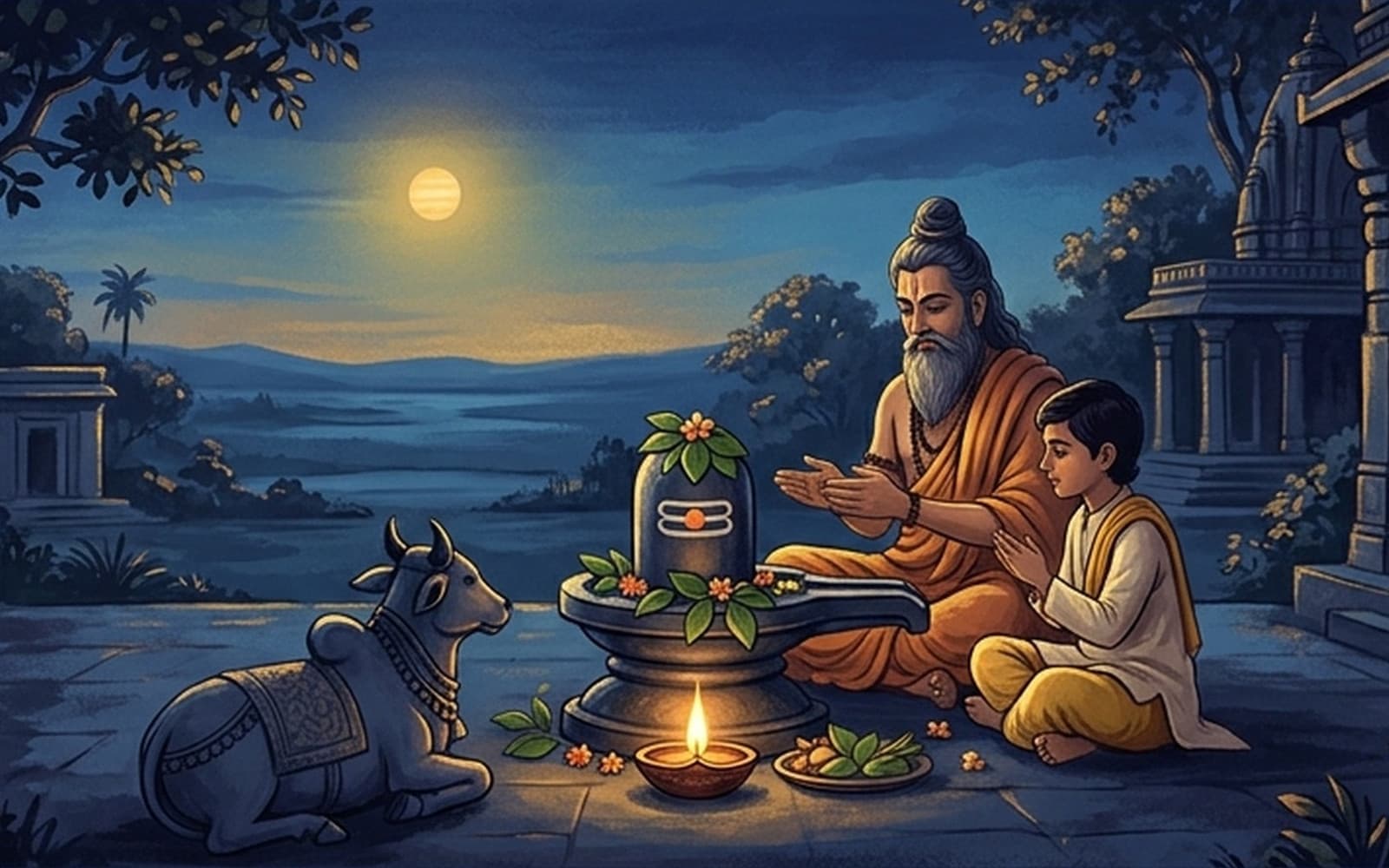Guru Pradosh Vrat — Pradosh Vrat, twilight worship of Lord Shiva