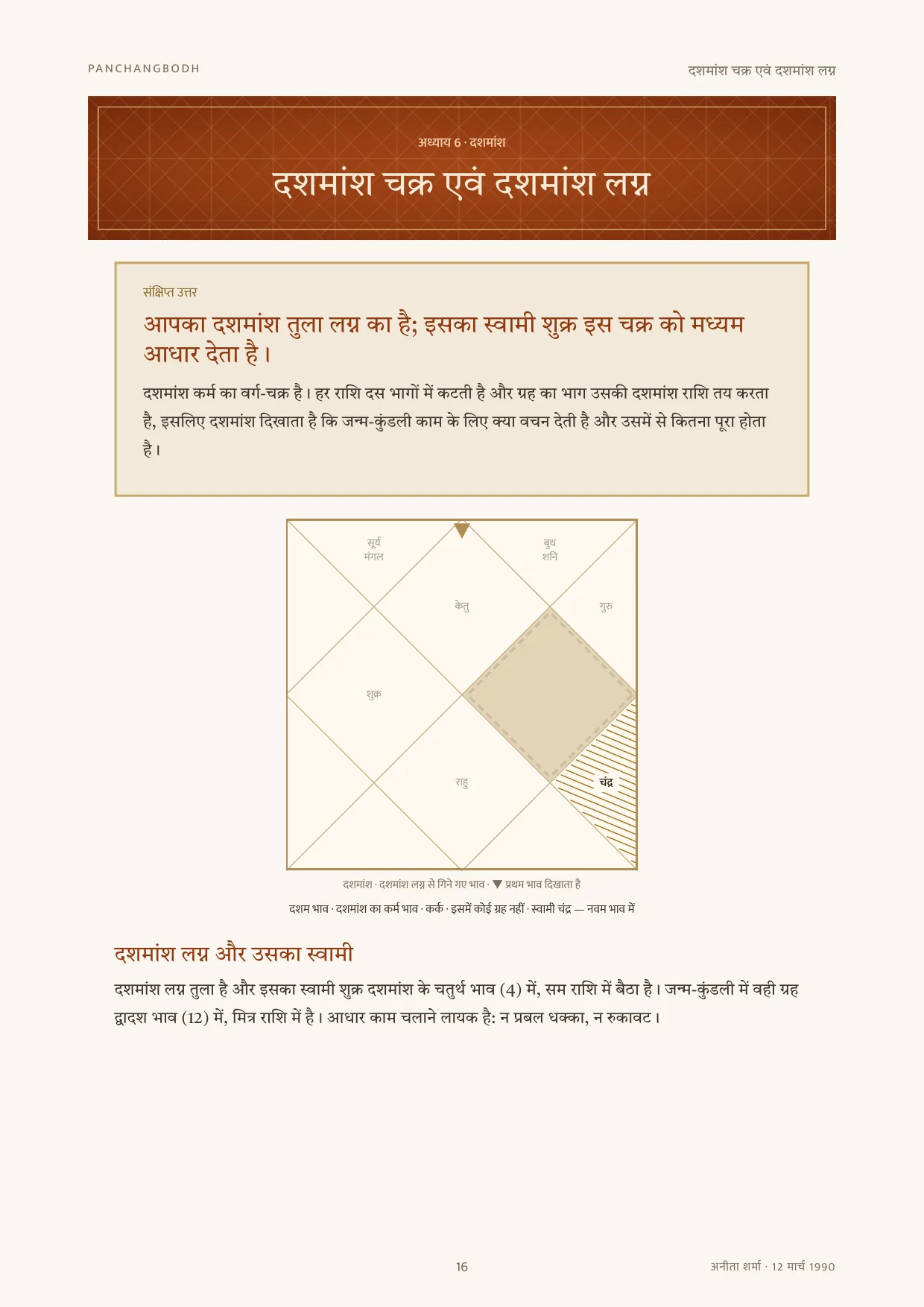 दशमांश चक्र एवं दशमांश लग्न