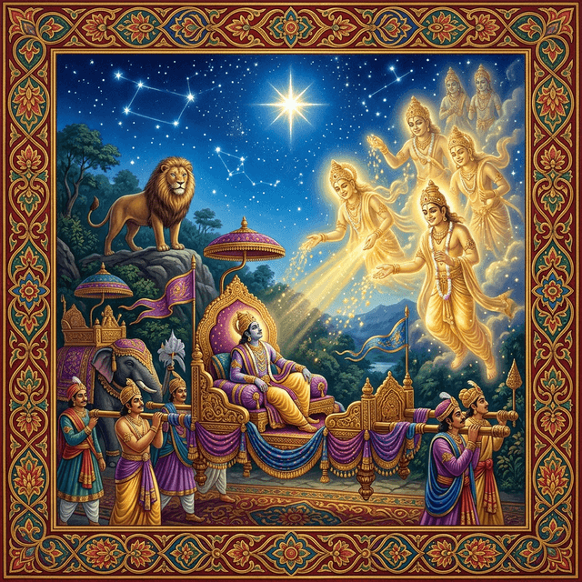 Magha Nakshatra illustration