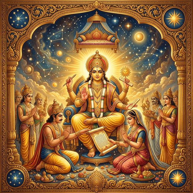 Uttara Phalguni Nakshatra illustration