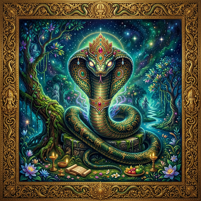 Ashlesha Nakshatra illustration