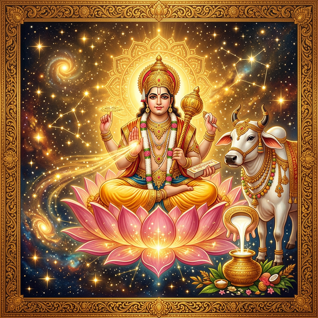 Pushya Nakshatra illustration