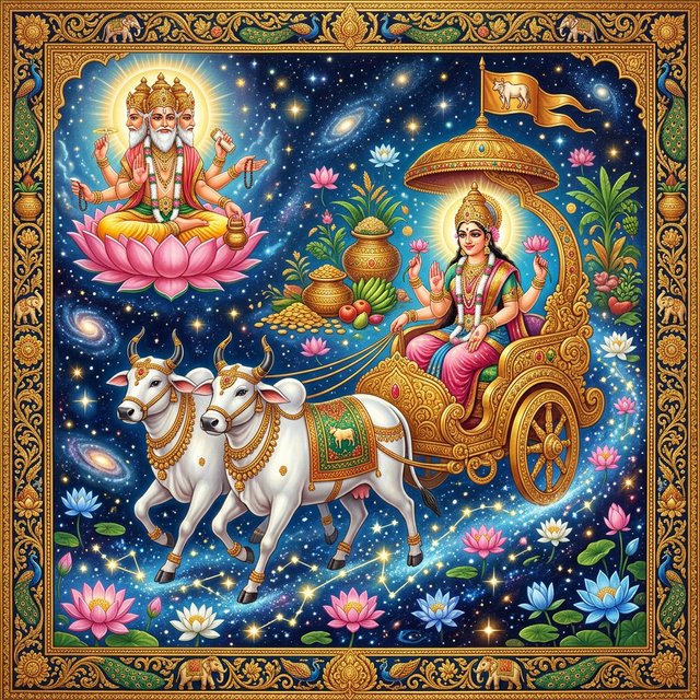 Rohini Nakshatra illustration